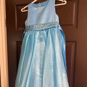 Girls Blue formal dress